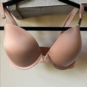 Victoria's Secret Blush Bra with V-Detail